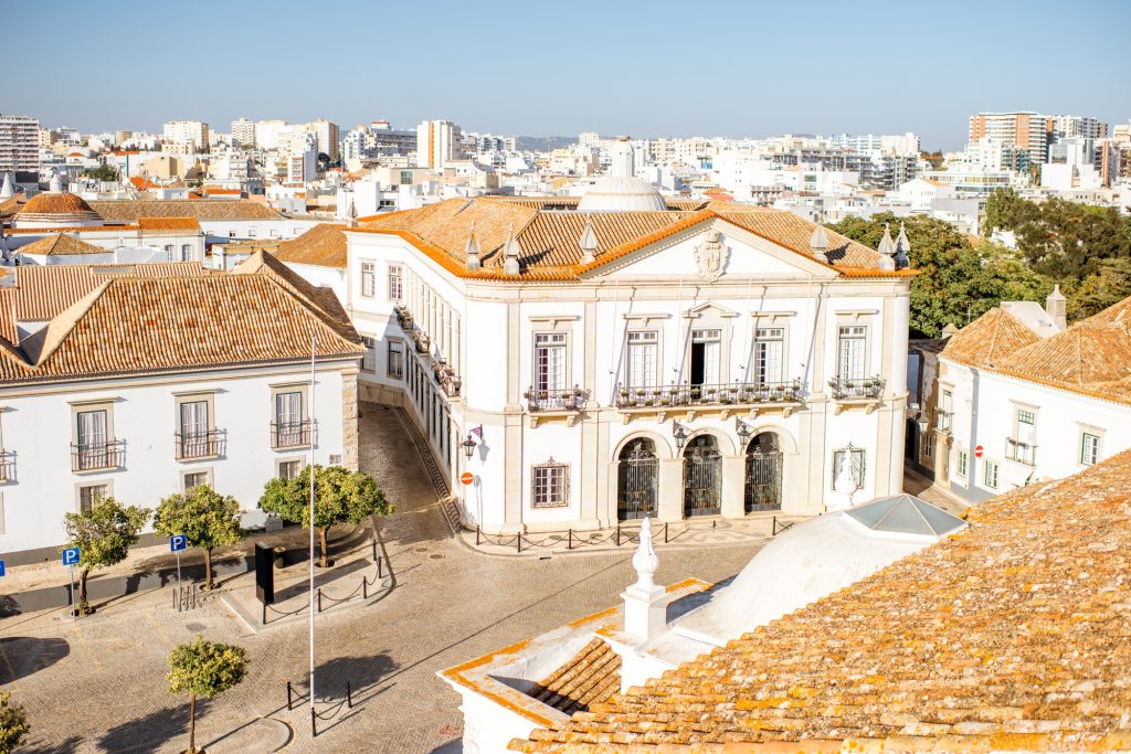 Faro city in Portugal